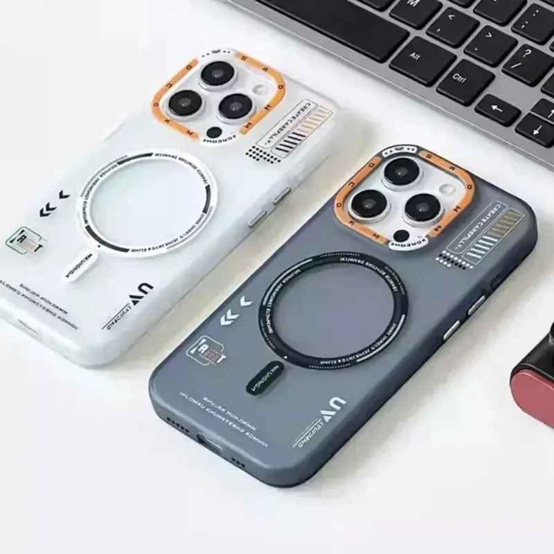 FrostMag Elite™ Matte Magnetic MagSafe Case with Metal Lens Frame & Buttons – For iPhone