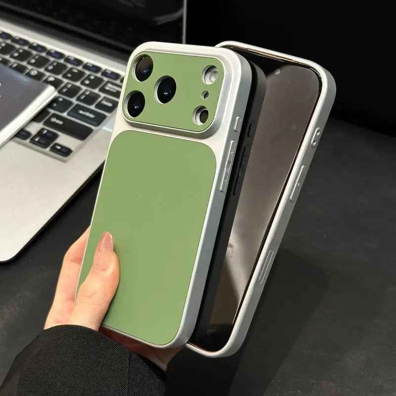 Liquid Leather Texture Coating Case for iPhone