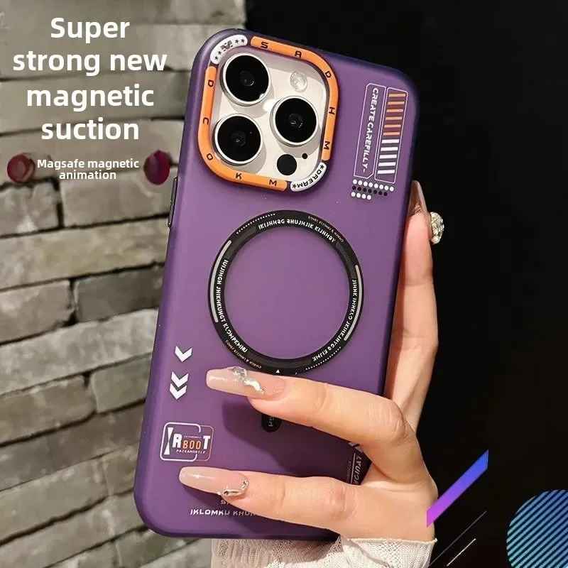 FrostMag Elite™ Matte Magnetic MagSafe Case with Metal Lens Frame & Buttons – For iPhone
