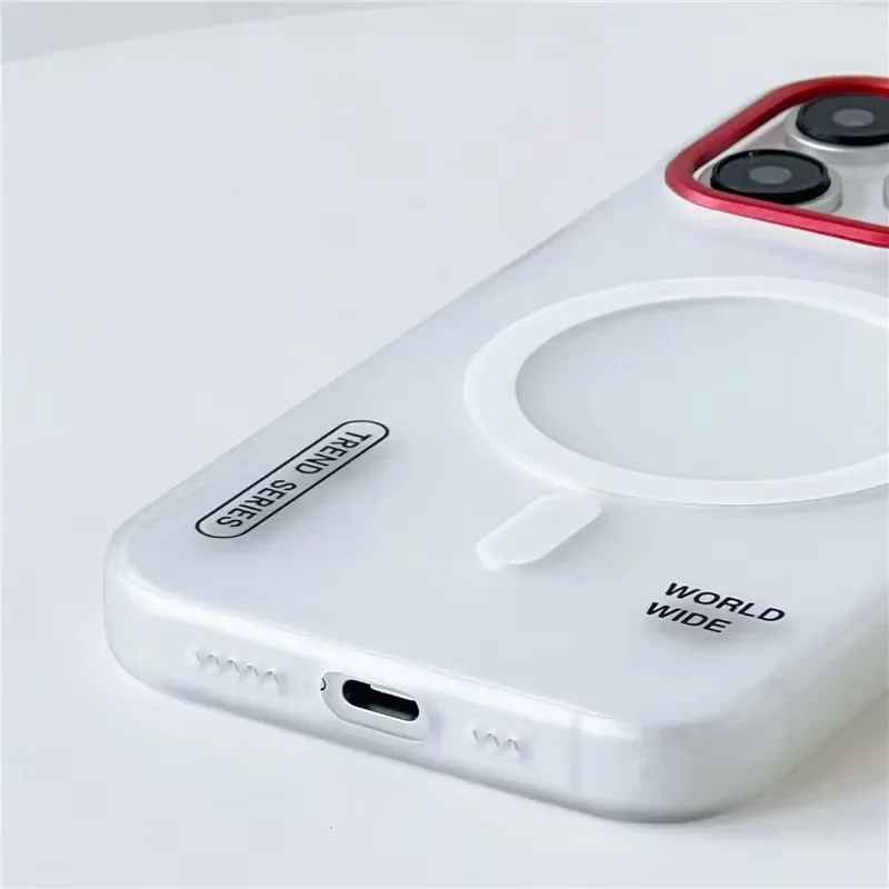 MagArmor MagSafe™ Matte Magnetic Shockproof Case with Metal Lens Guard – For iPhone