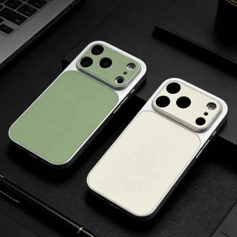 Liquid Leather Texture Coating Case for iPhone
