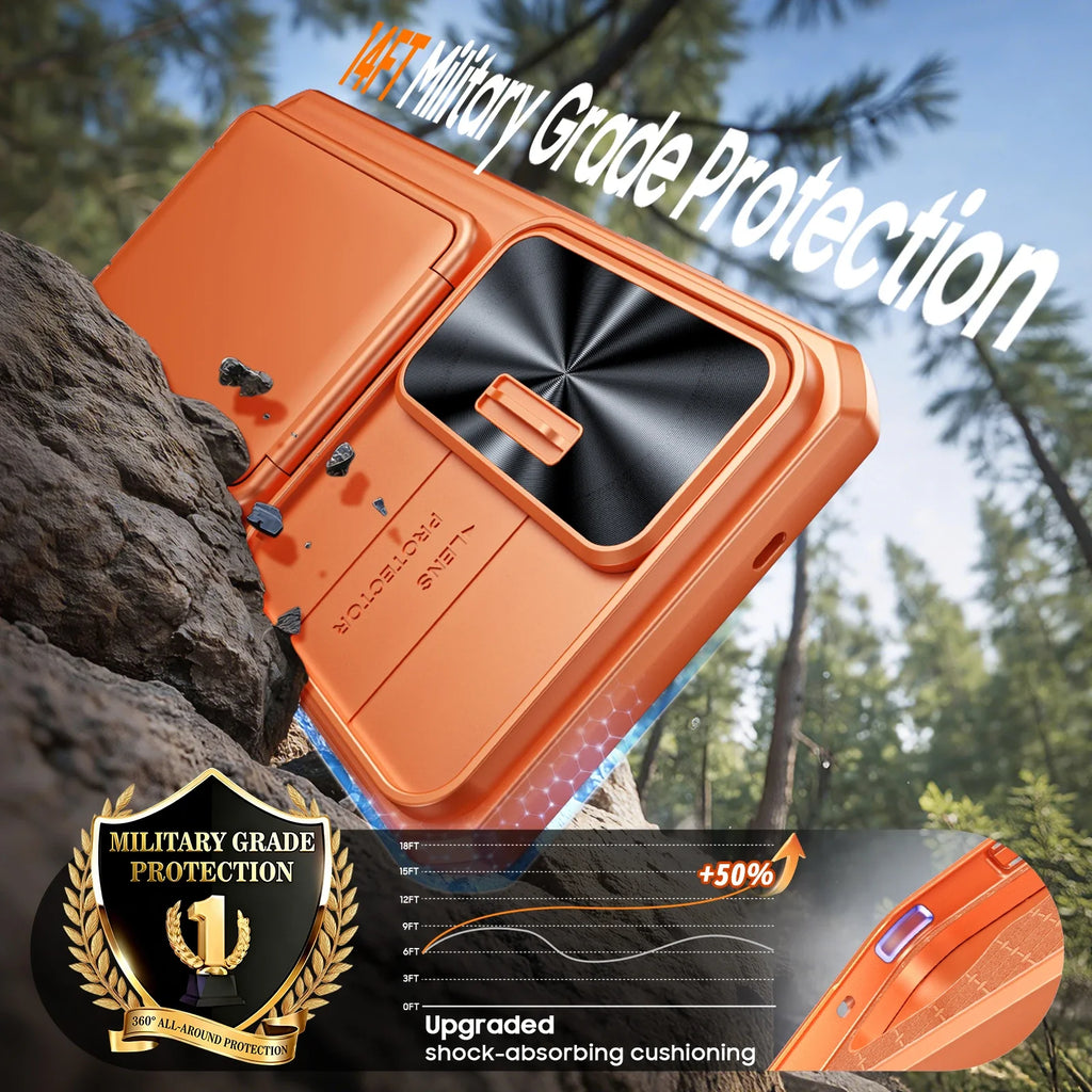 CardGuard Pro Samsung S26 Ultra Case – Sliding Camera Cover with Stand & Anti-Fall Protection
