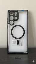 CrystalClear Pro – Premium Transparent Shockproof Case for Samsung