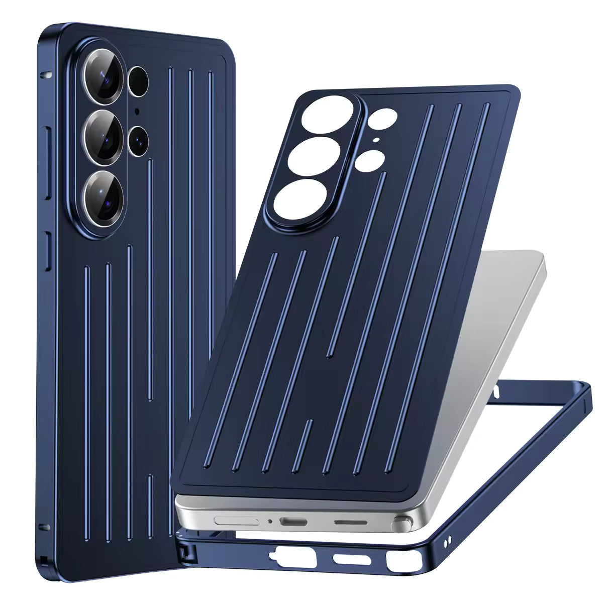 FrostArmor Alloy Case – Shockproof Aluminum Bumper Cover for Samsung & iPhone