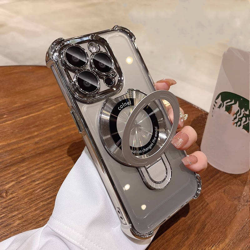 ClearStand Pro – Transparent Kickstand Case for iPhone