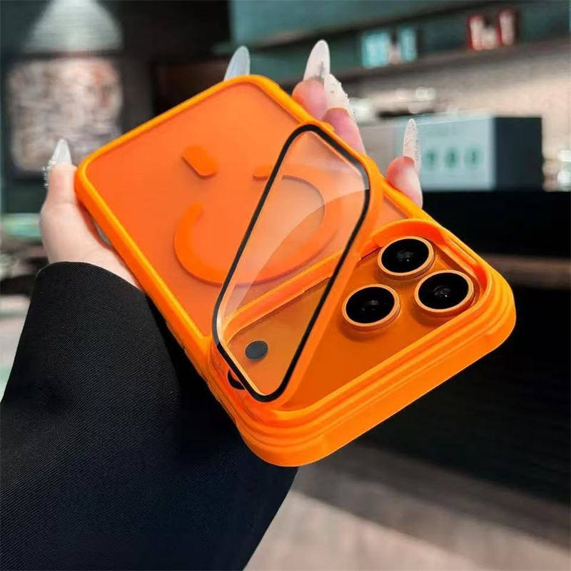 Magnetic Frosted Translucent Phone Case