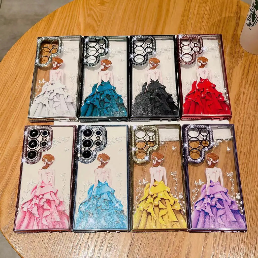 Luxury Glitter Shockproof Phone Case for Samsung and Iphone