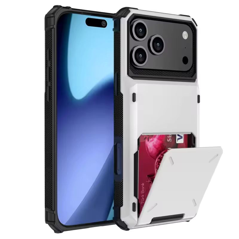 Magnetic Flip Card Holder Case