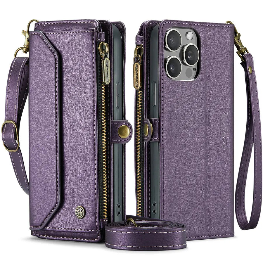 CaseMe PU Leather Wallet Case for iPhone