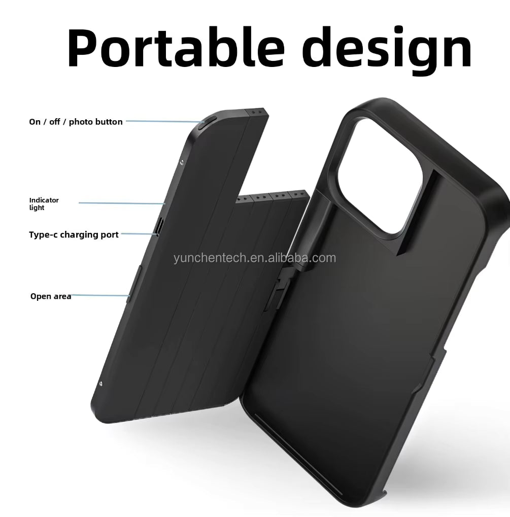 SnapCase 3-in-1 Smart Phone Case – Bluetooth Selfie Stick with Remote Control