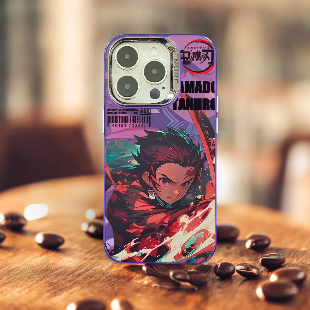 Demon Slayer 3D Silver Phone Case for iphone