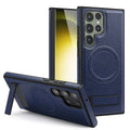 Japanese & Korean Style Magnetic Bracket Case for Samsung – Stylish Shockproof Stand Cover