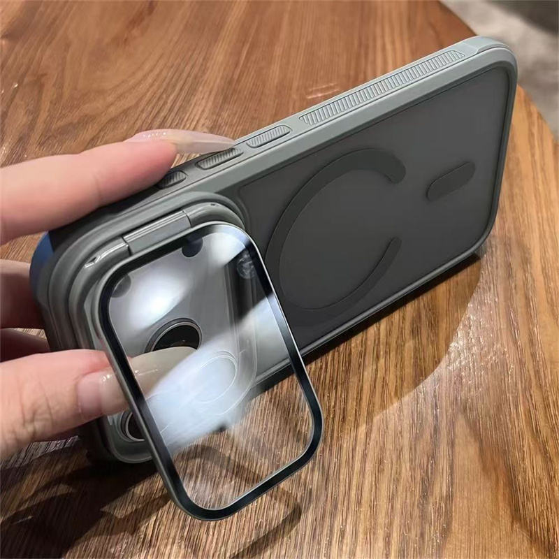 Magnetic Frosted Translucent Phone Case