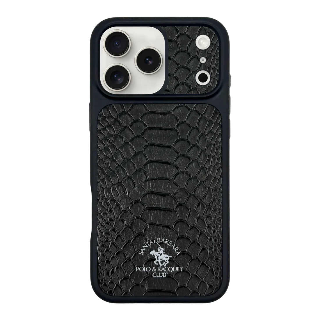 POLO Pure Color Portrait Design Magnetic PU Leather Shockproof Phone Case for 17 Pro