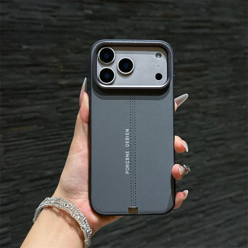 Luxury Magnetic Leather iPhone 17-13 Pro Case