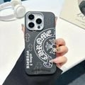 Stylish Cross Pattern Pu Leather Shockproof Phone Case for iphone
