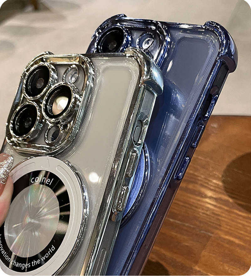 ClearStand Pro – Transparent Kickstand Case for iPhone