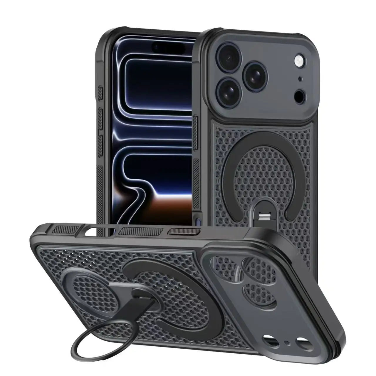 Magnetic Suction Phone Case with Color Border
