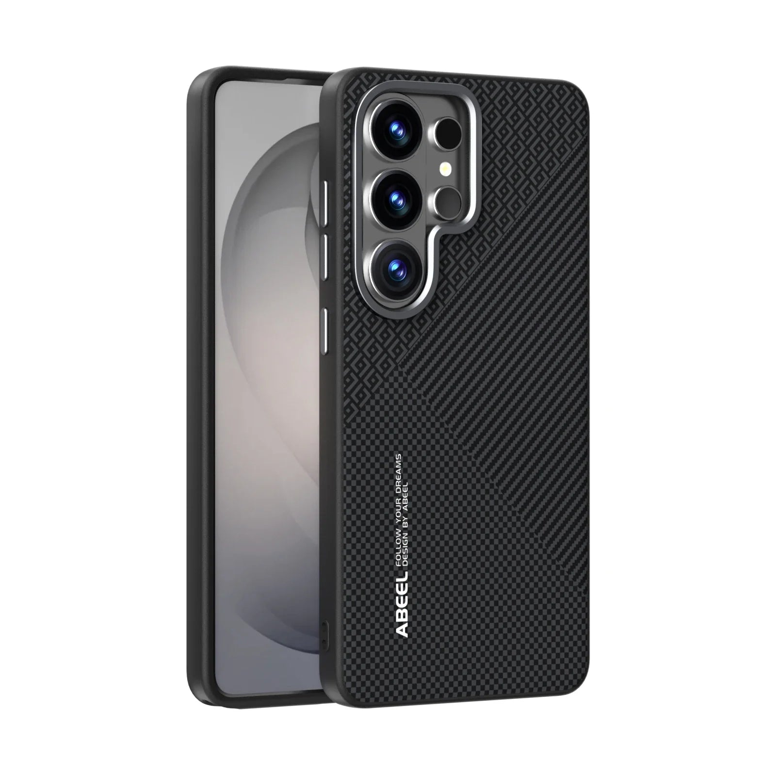 Luxury Magnetic Carbon Fiber Case for Samsung Galaxy