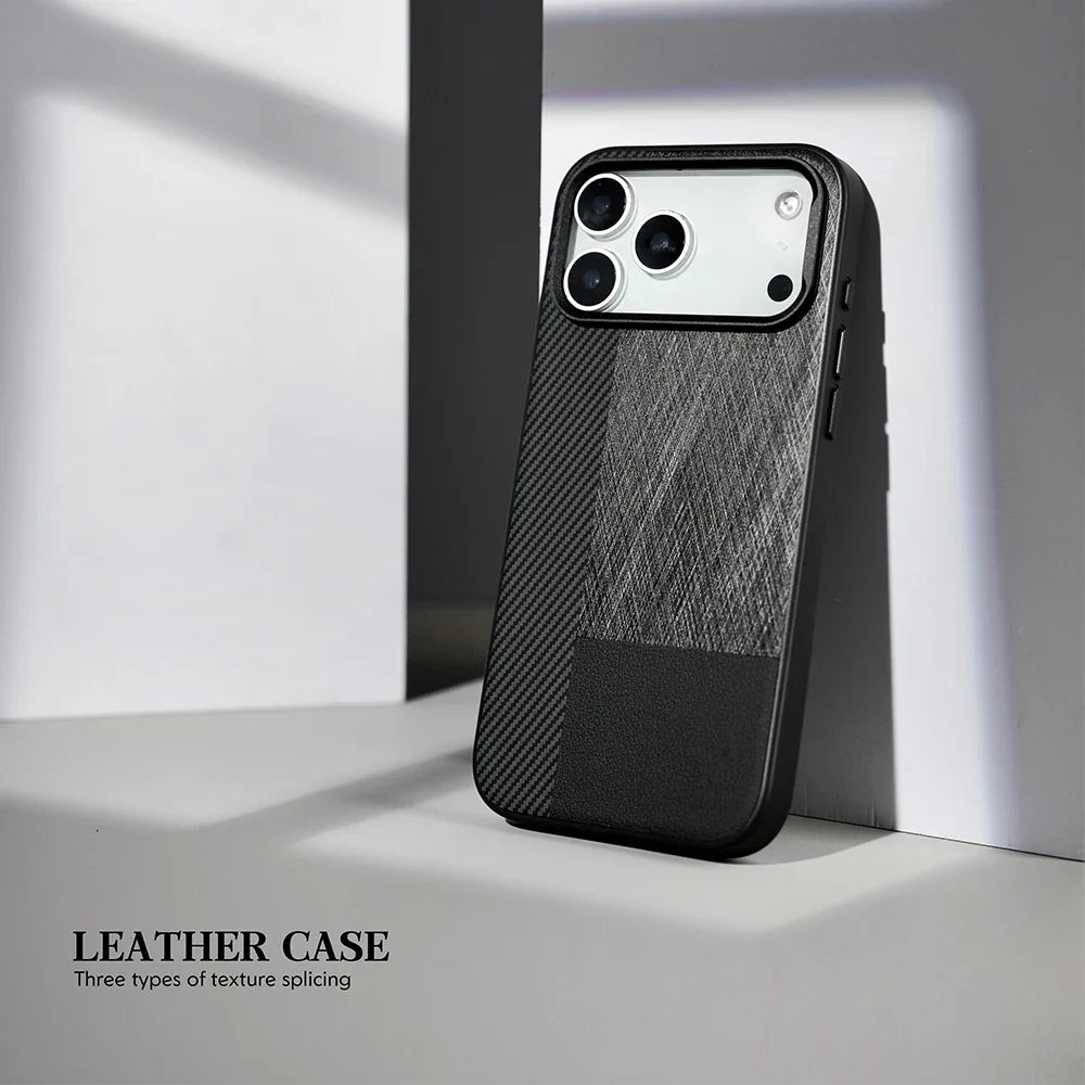 Luxury Leather Phone Case for iPhone & Samsung