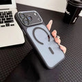 Translucent Phone Case Magnetic Shockproof for iPhone