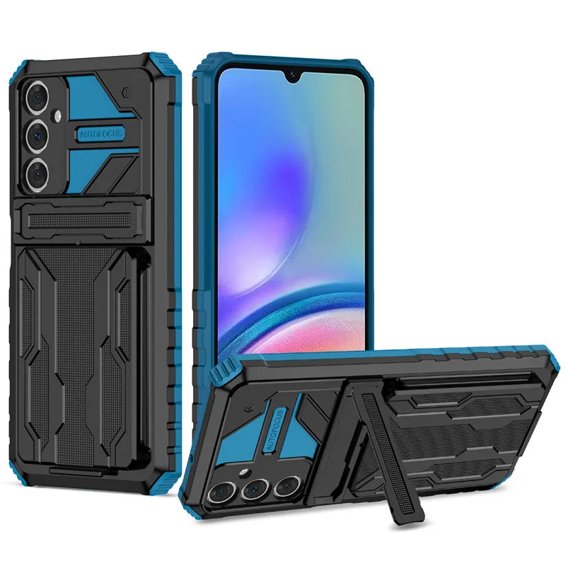 Samsung Galaxy Armor Case with Stand & Card Slot