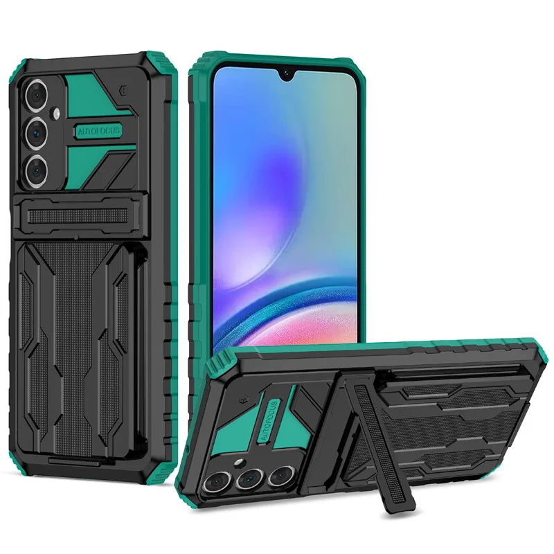 Samsung Galaxy Armor Case with Stand & Card Slot