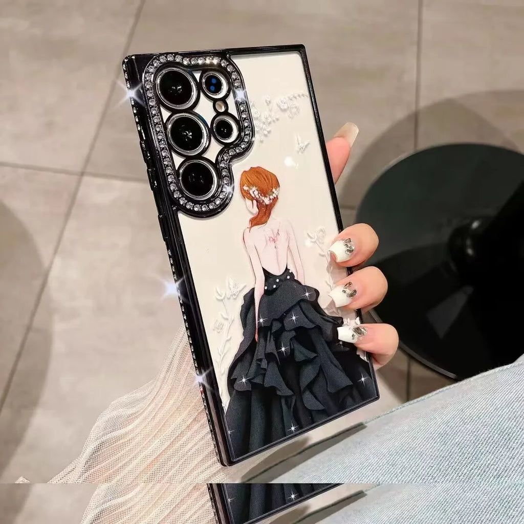Luxury Glitter Shockproof Phone Case for Samsung and Iphone