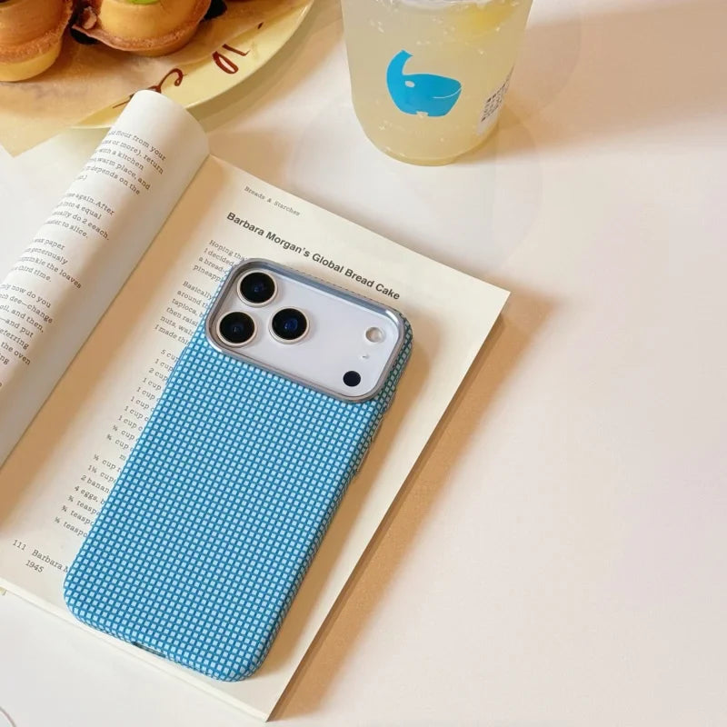 Frosted Carbon Fiber Textured Magnetic Phone Case