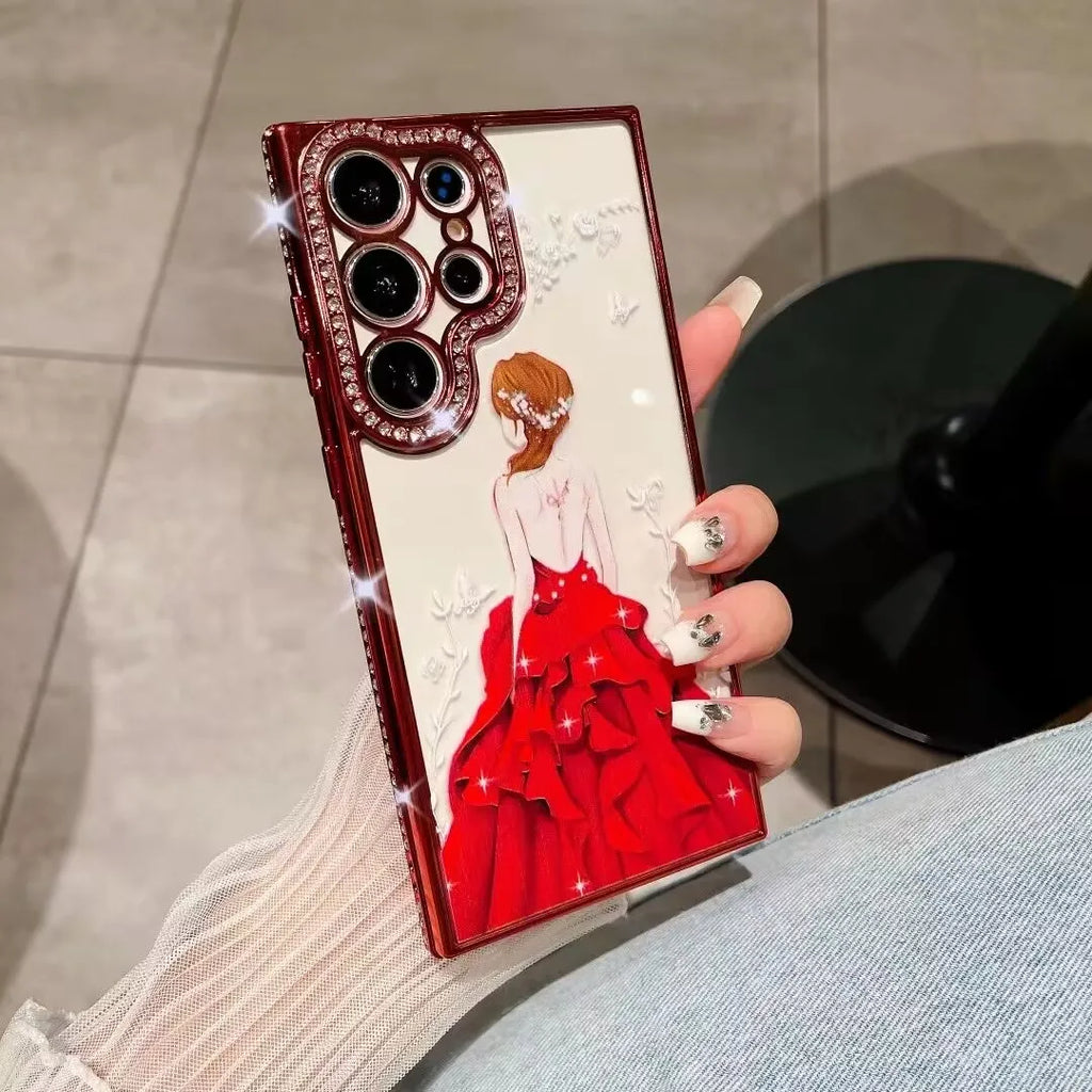 Luxury Glitter Shockproof Phone Case for Samsung and Iphone