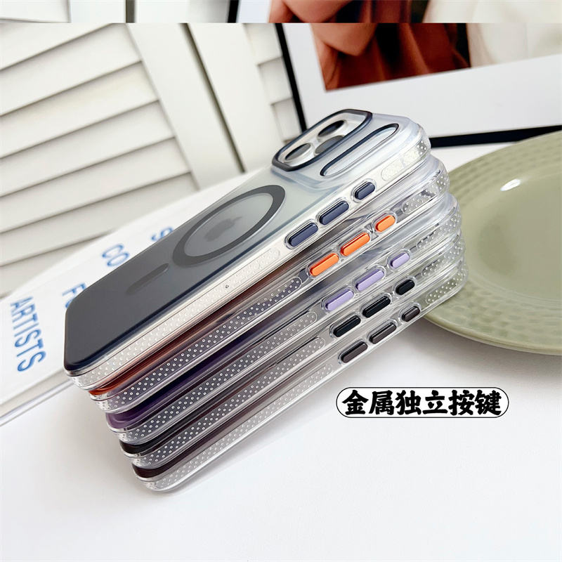 Transparent Gradient Magnetic iPhone Case