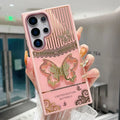 Luxury Gold-Plated Butterfly Phone Case for Samsung