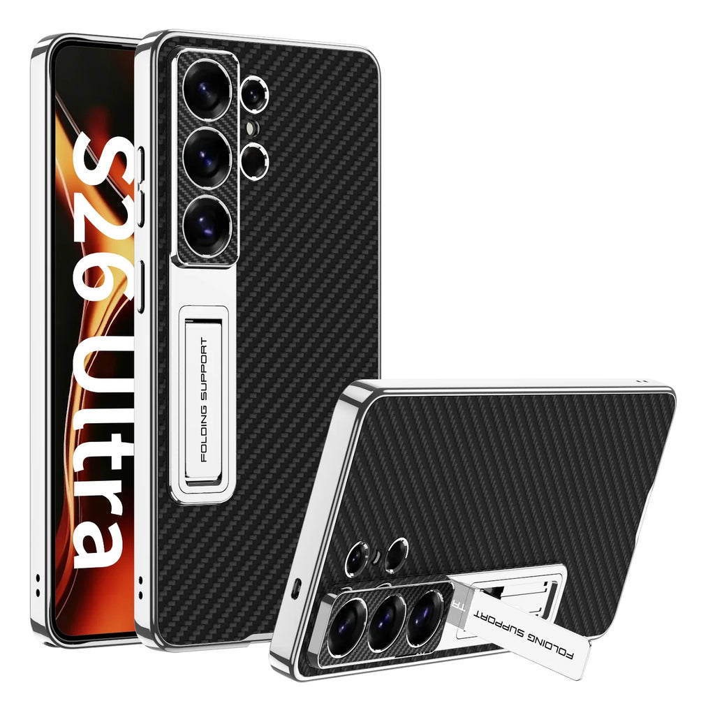 Original GKK plating leather stand phone Cover case with kickstand