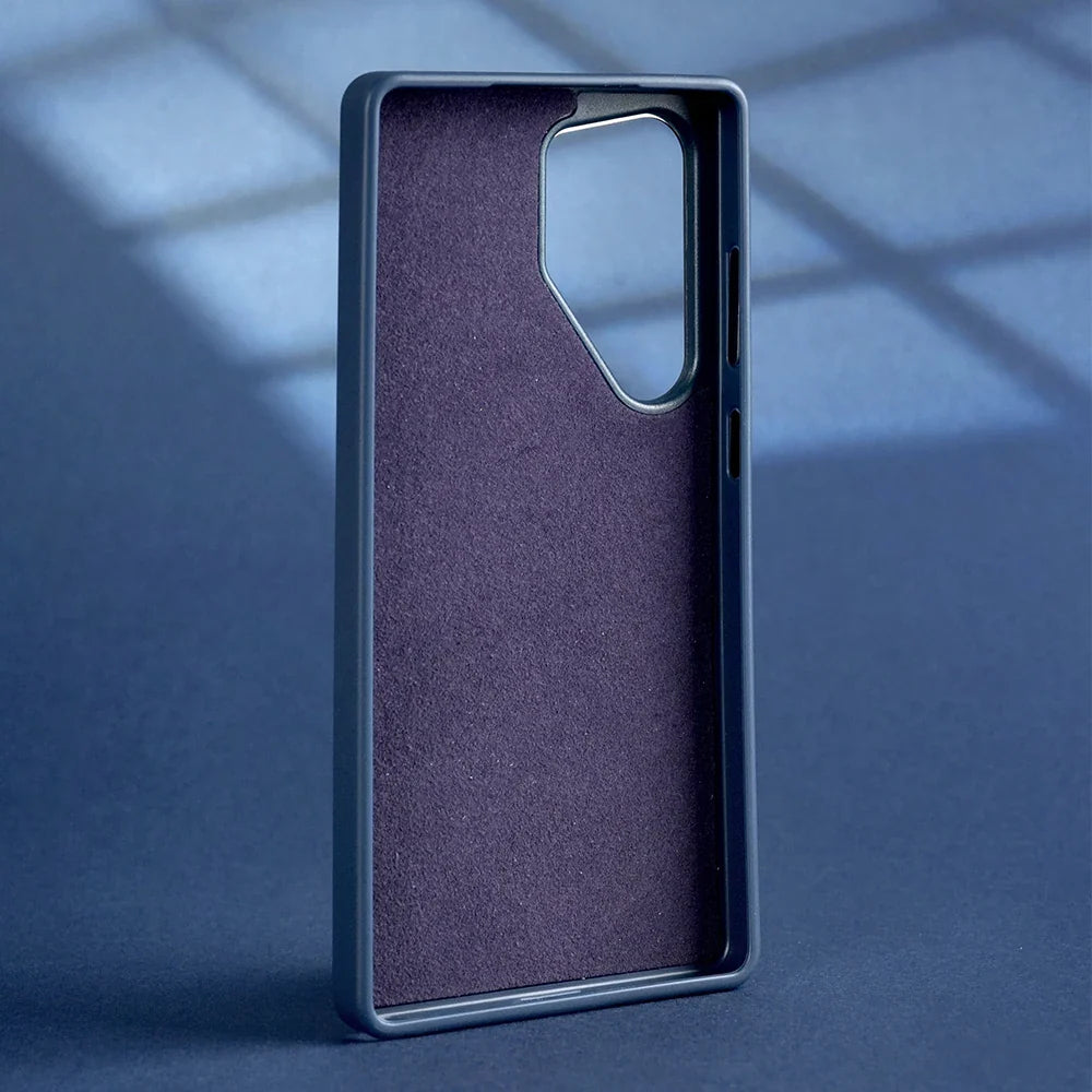 Custom PU Leather Phone Case for Samsung and Iphone Triangular Pattern Case