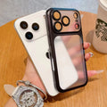 Luxury Electroplated Frame Fingerprint-Resistant Frosted Case for iPhone