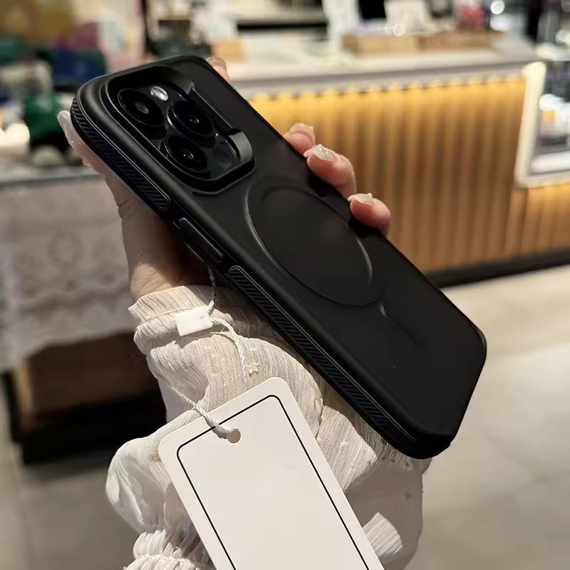 PatchLux MagCase – Frosted Translucent Anti-Slip Magnetic Cover for iPhone