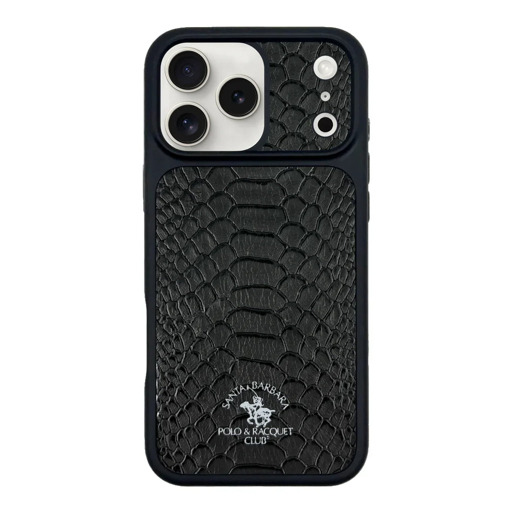 POLO Pure Color Portrait Design Magnetic PU Leather Shockproof Phone Case for 17 Pro