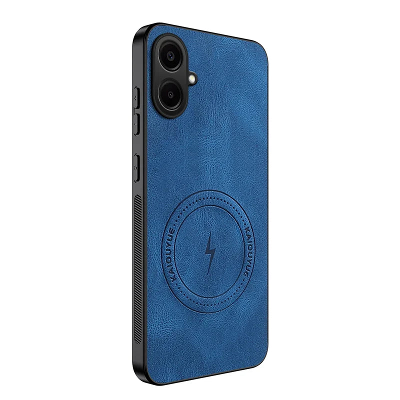 Premium Leather Case for Samsung Galaxy - Magnetic Charge