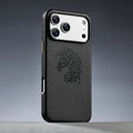 Premium PU Leather iPhone 17/16/15 Pro Max Case