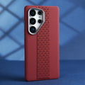 Custom PU Leather Phone Case for Samsung and Iphone Triangular Pattern Case