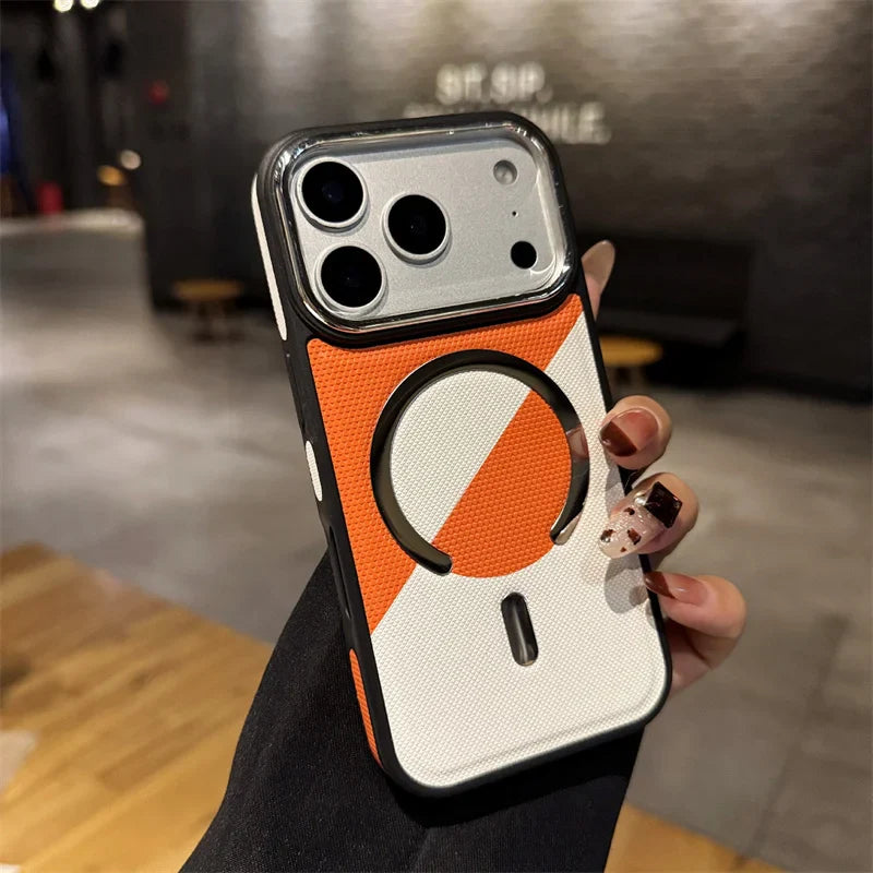 Luxury Magnetic Leather iPhone Case