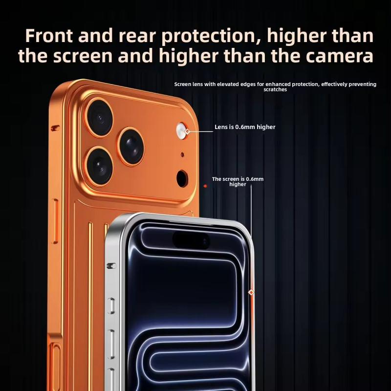 FrostArmor Alloy Case – Shockproof Aluminum Bumper Cover for Samsung & iPhone
