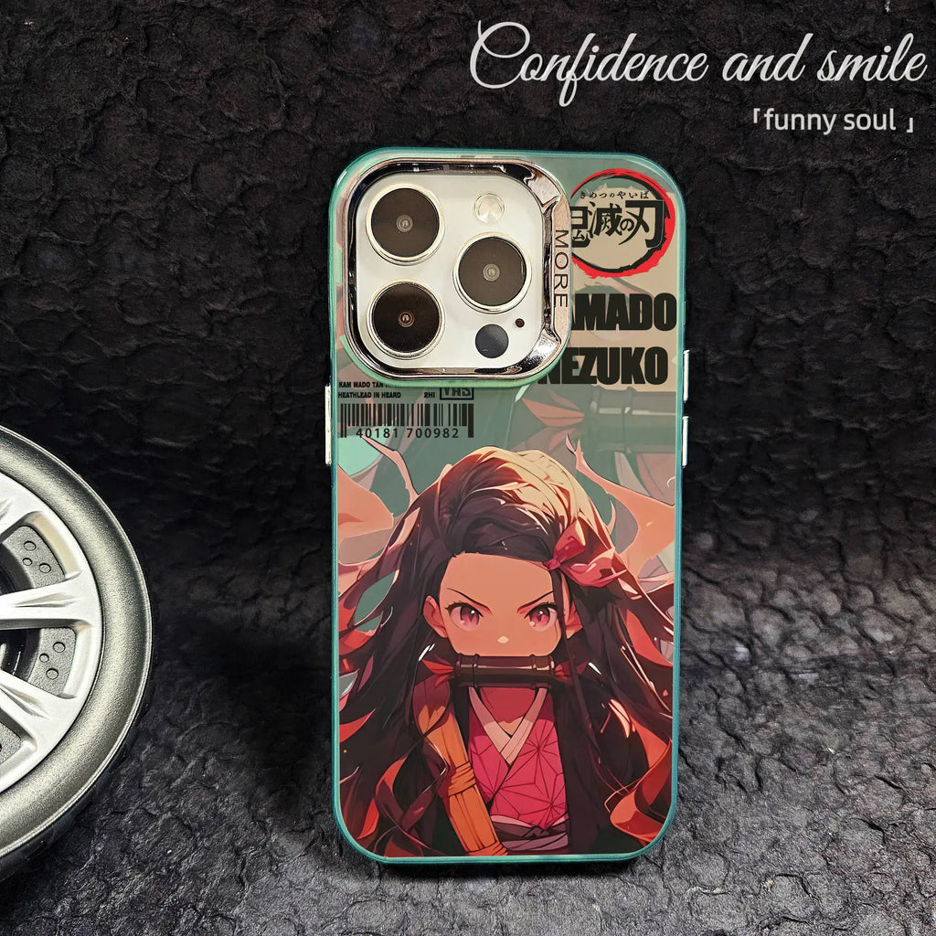 Demon Slayer 3D Silver Phone Case for iphone