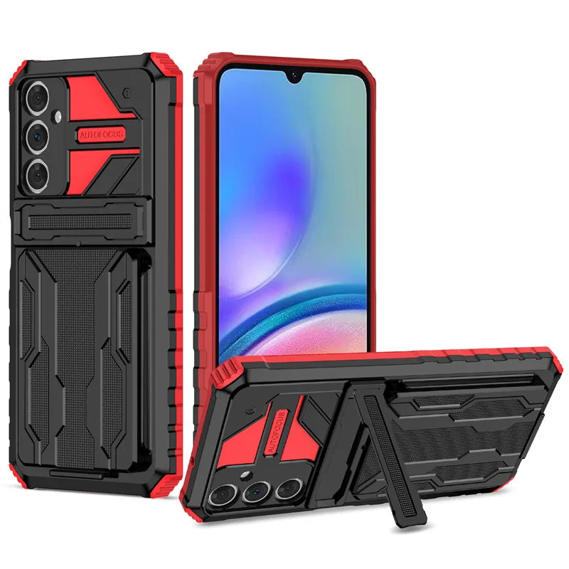 Samsung Galaxy Armor Case with Stand & Card Slot