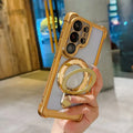 Clear Magnetic Kickstand Case for Galaxy