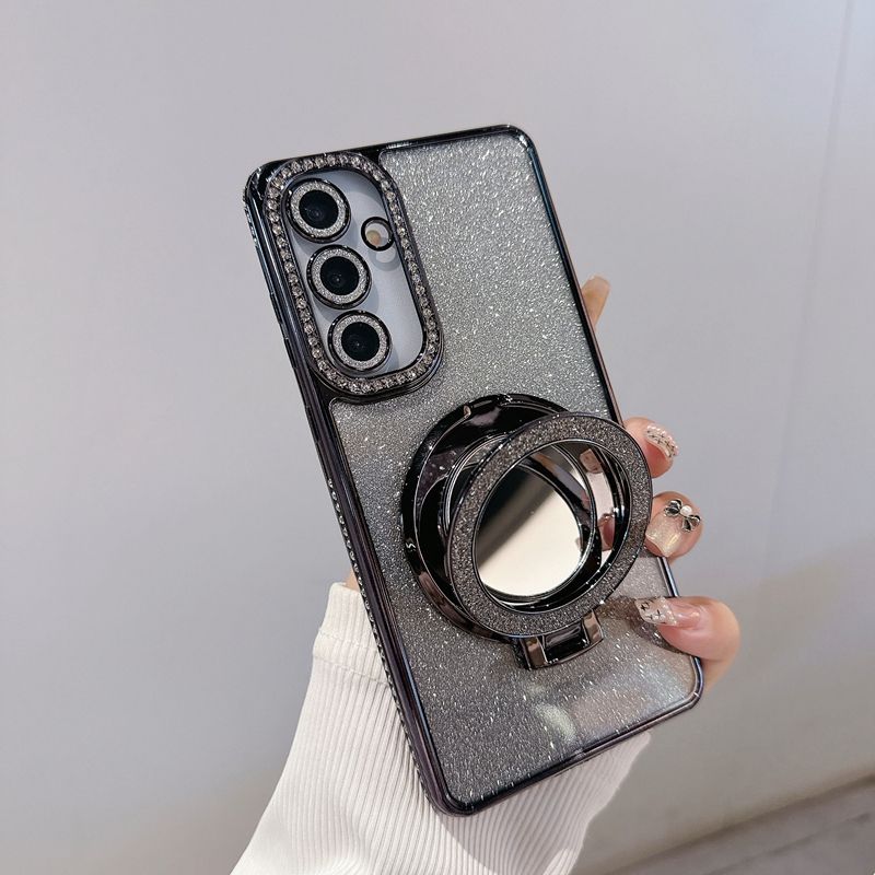 Bling Chrome Kickstand Sparkling Case – Soft Cover