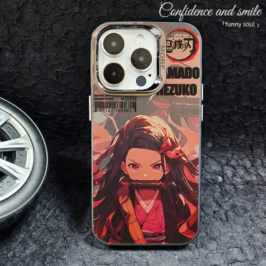 Demon Slayer 3D Silver Phone Case for iphone