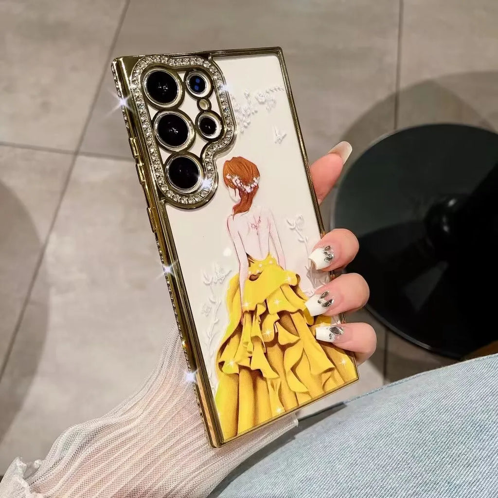 Luxury Glitter Shockproof Phone Case for Samsung and Iphone