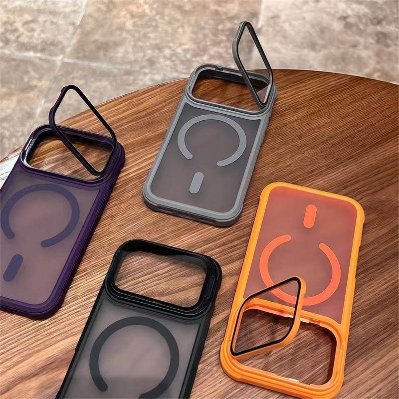 Magnetic Frosted Translucent Phone Case