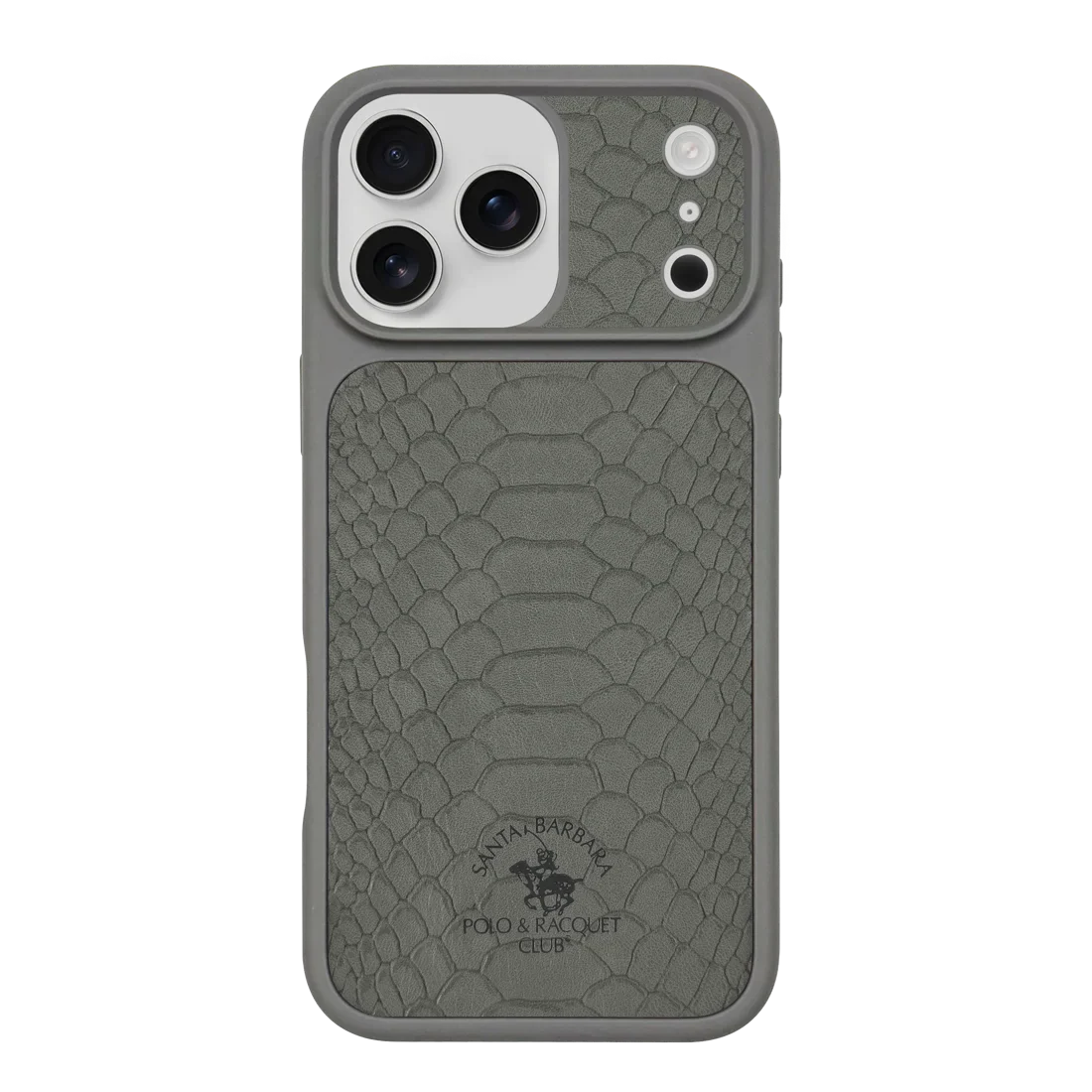 POLO Pure Color Portrait Design Magnetic PU Leather Shockproof Phone Case for 17 Pro